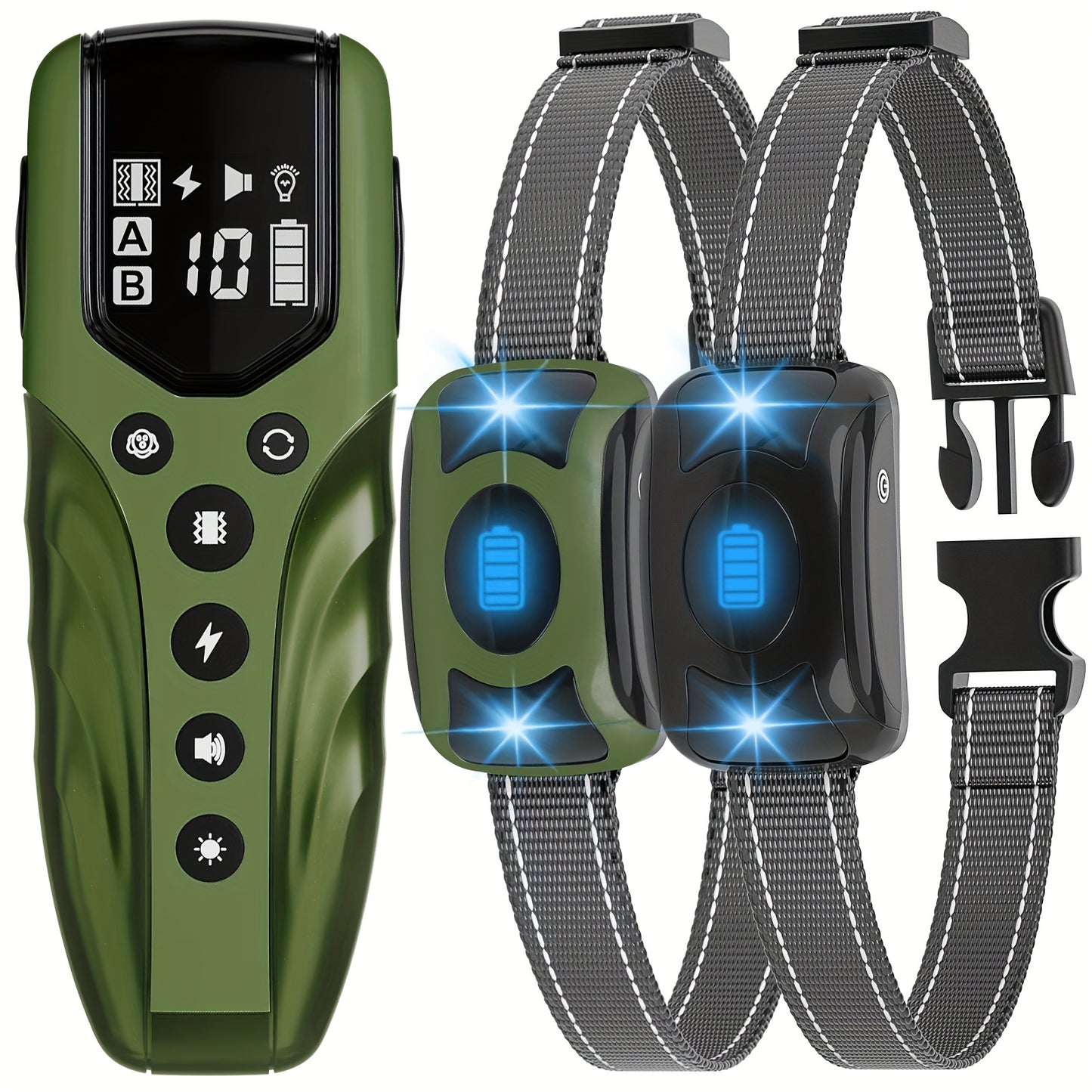 SmartDog Pro Training Collar - 2000FT Remote Control, Waterproof Shock Collar for Large, Medium, Small Dogs, featuring Safe Light, Beep, Vibration & Shock Modes, Ideal for 20~120 lbs with Keypad Lock for Added Safety