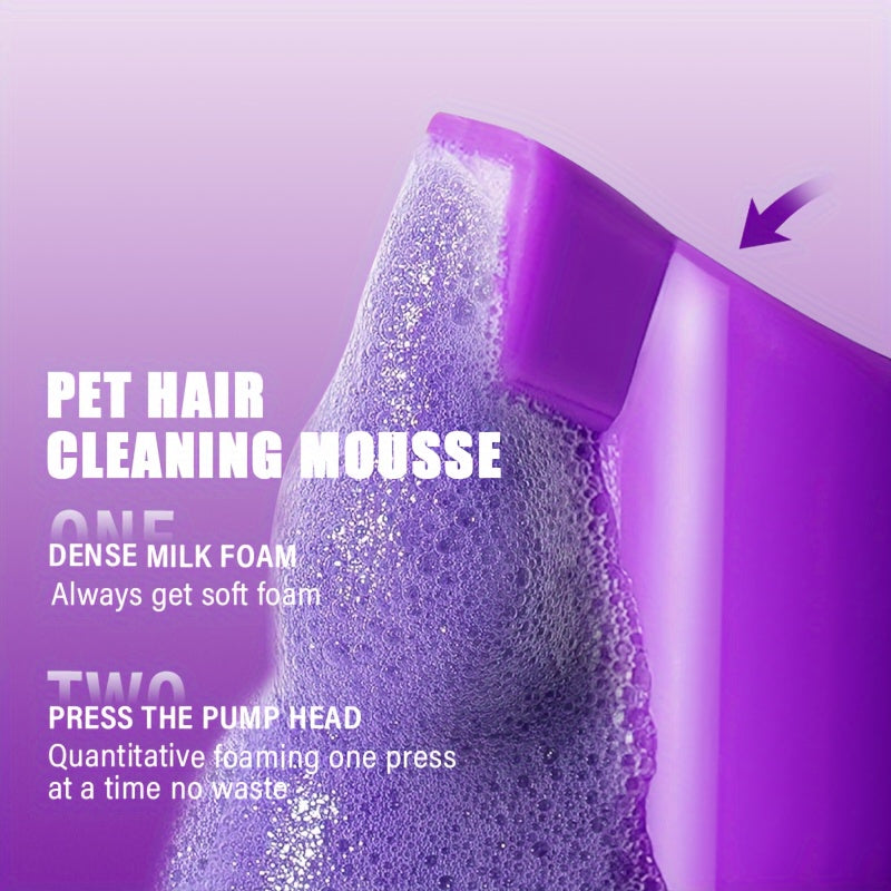 "Non-Toxic" Rozino Blueberry Pet Cleaning Mousse, 2.03oz - Gentle & Effective For All Stages