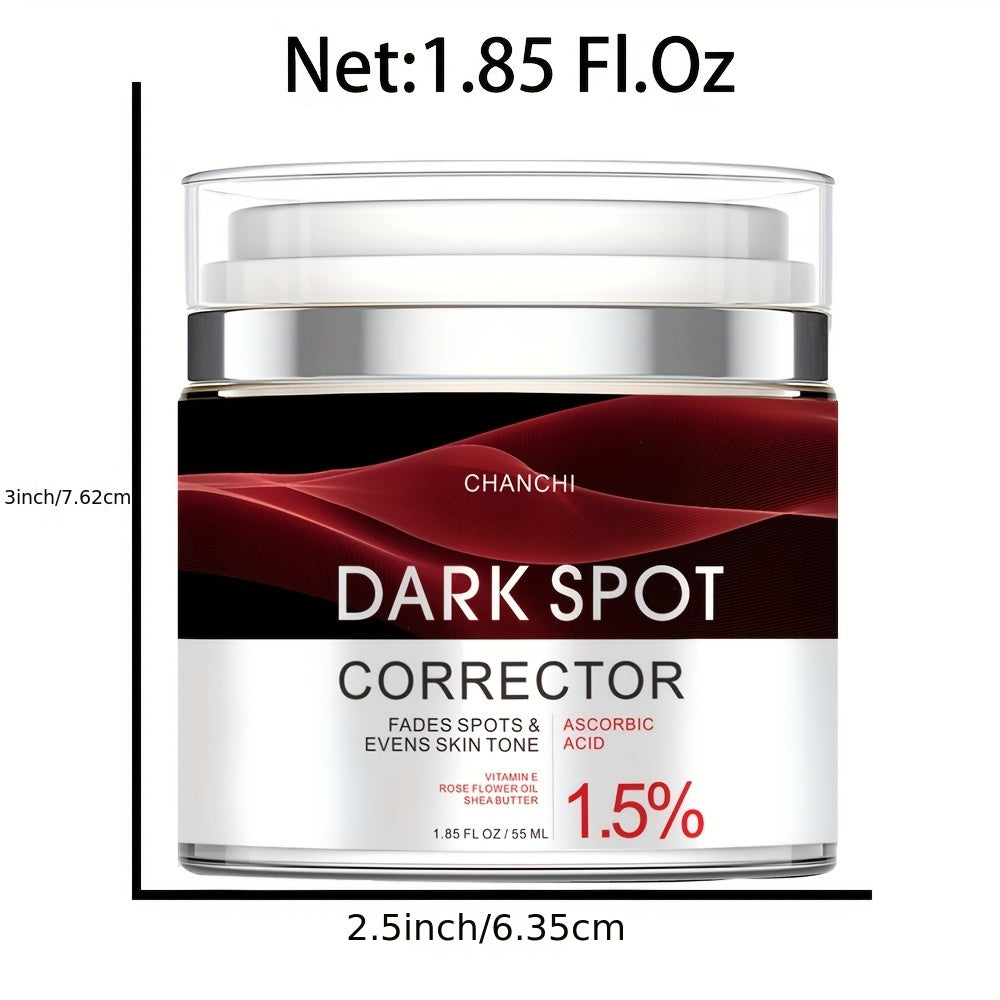 55ml/1.85fl.oz, Rejuvenating Cream with Ascorbic Acid, Vitamin E, and Rose Flower Oil - Moisturizes, Revitalizes, and Restores Smooth Radiant Skin