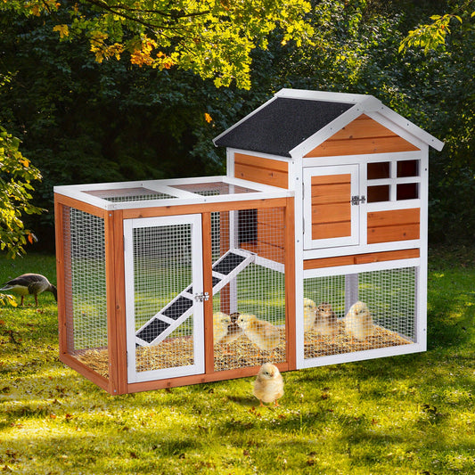 1pc Compact Pet Cage - Interaction-Friendly Hutch with Lockable Doors, Weatherproof, Sliding Easy-Clean Tray, Perfect for Year-Round Safety and Bonding with Your Adorable Pets