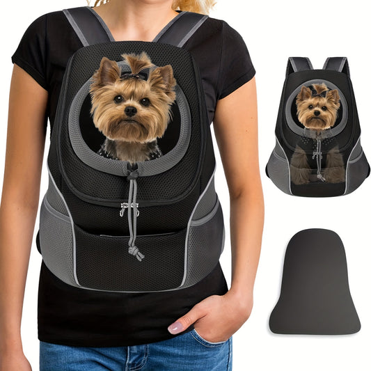 Pawsitively Comfy Small Dog Front Carrier - Hands-Free, Breathable Backpack for Petite Puppies on Walks & Adventures