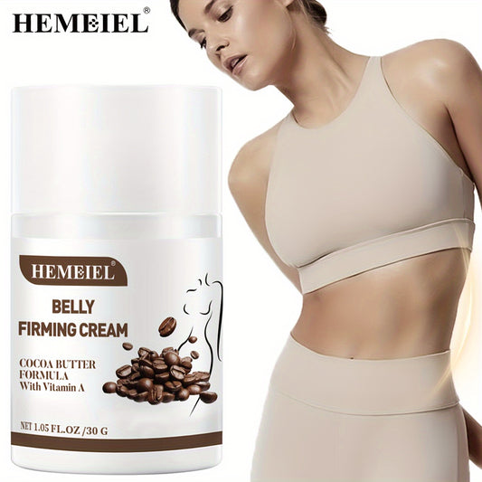 1.06oz/30g Belly Firming Cream, Contains Cocoa Butter And Vitamin A, Skin Tightening Cream, Firming And Tightening Cream For Belly, Cream For Firming, Tightening, Moisturizing Skin