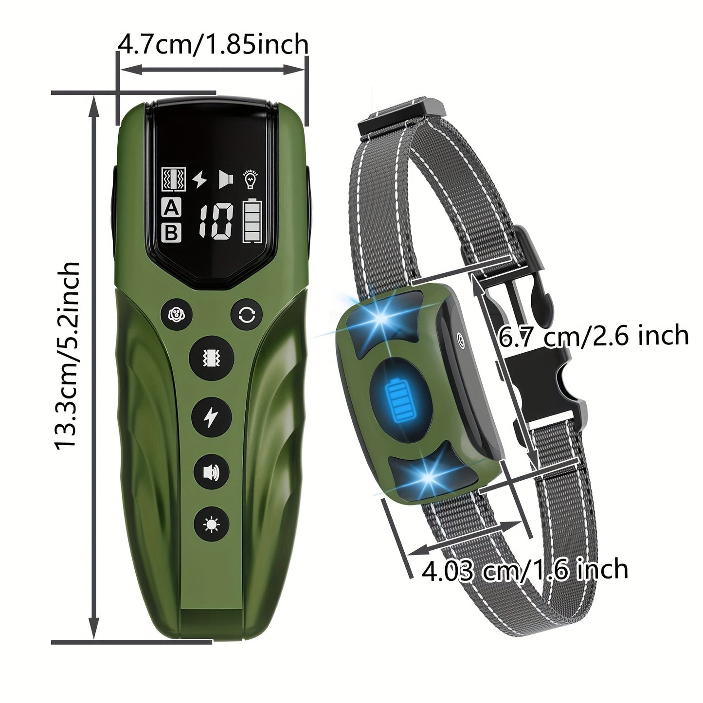 SmartDog Pro Training Collar - 2000FT Remote Control, Waterproof Shock Collar for Large, Medium, Small Dogs, featuring Safe Light, Beep, Vibration & Shock Modes, Ideal for 20~120 lbs with Keypad Lock for Added Safety