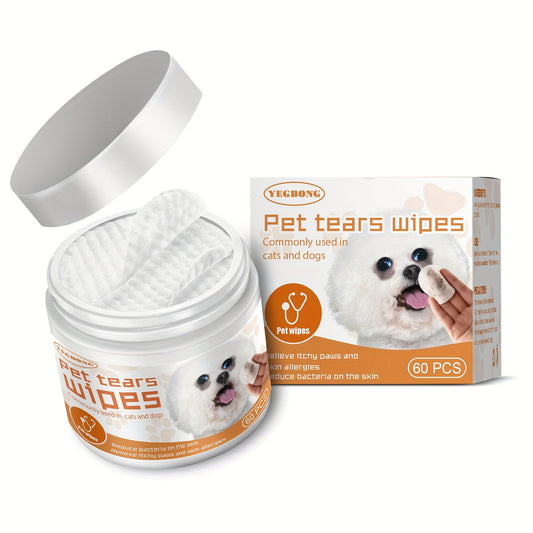 Pet Wipes Clean Dogs And Cats Tear Stains Eye Cleaning Wipe Eye Dirt Cotton Pad