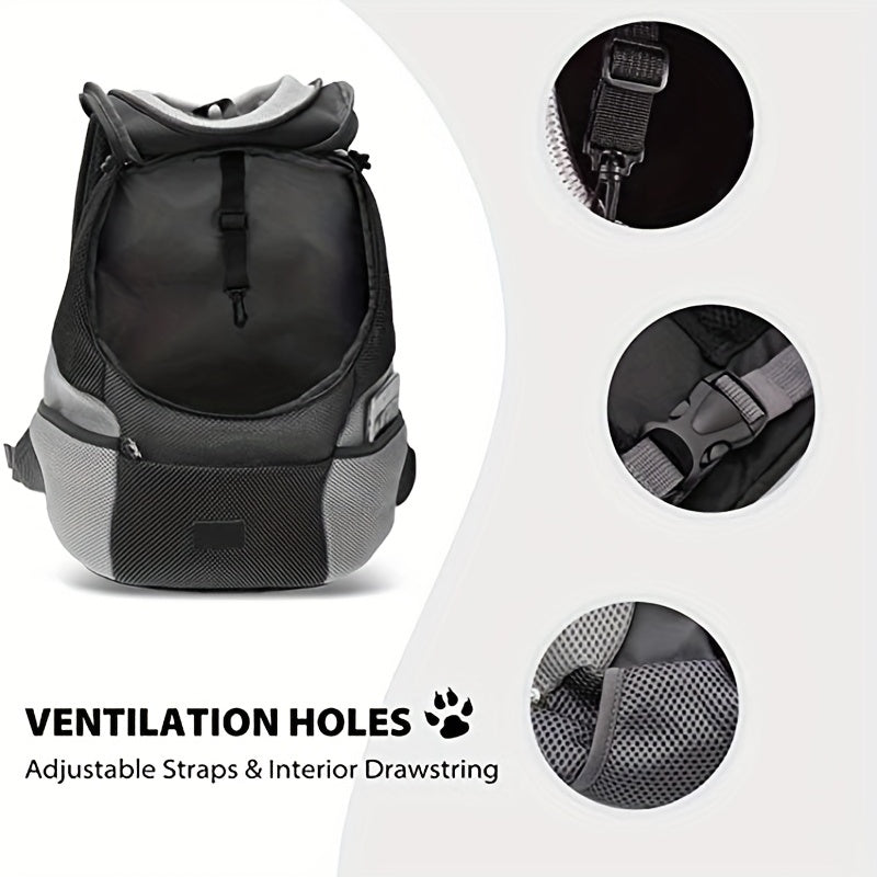 Pawsitively Comfy Small Dog Front Carrier - Hands-Free, Breathable Backpack for Petite Puppies on Walks & Adventures