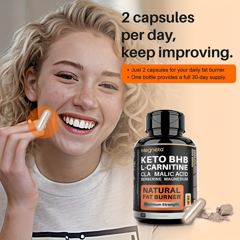 2024 The New Upgraded KETO BHB. Take 2 Capsules Daily For Continuous Improvement.One Bottle Provides A Full 30-day Supply.