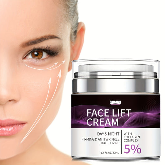 1.69oz Instant Face Lift Cream - The Best Face Firming, Lifting And Tightening Essence Cream, Smoothing The Appearance To Hide Saggy, Flaccid Skin, Fine Lines In The Shortest Possible Time