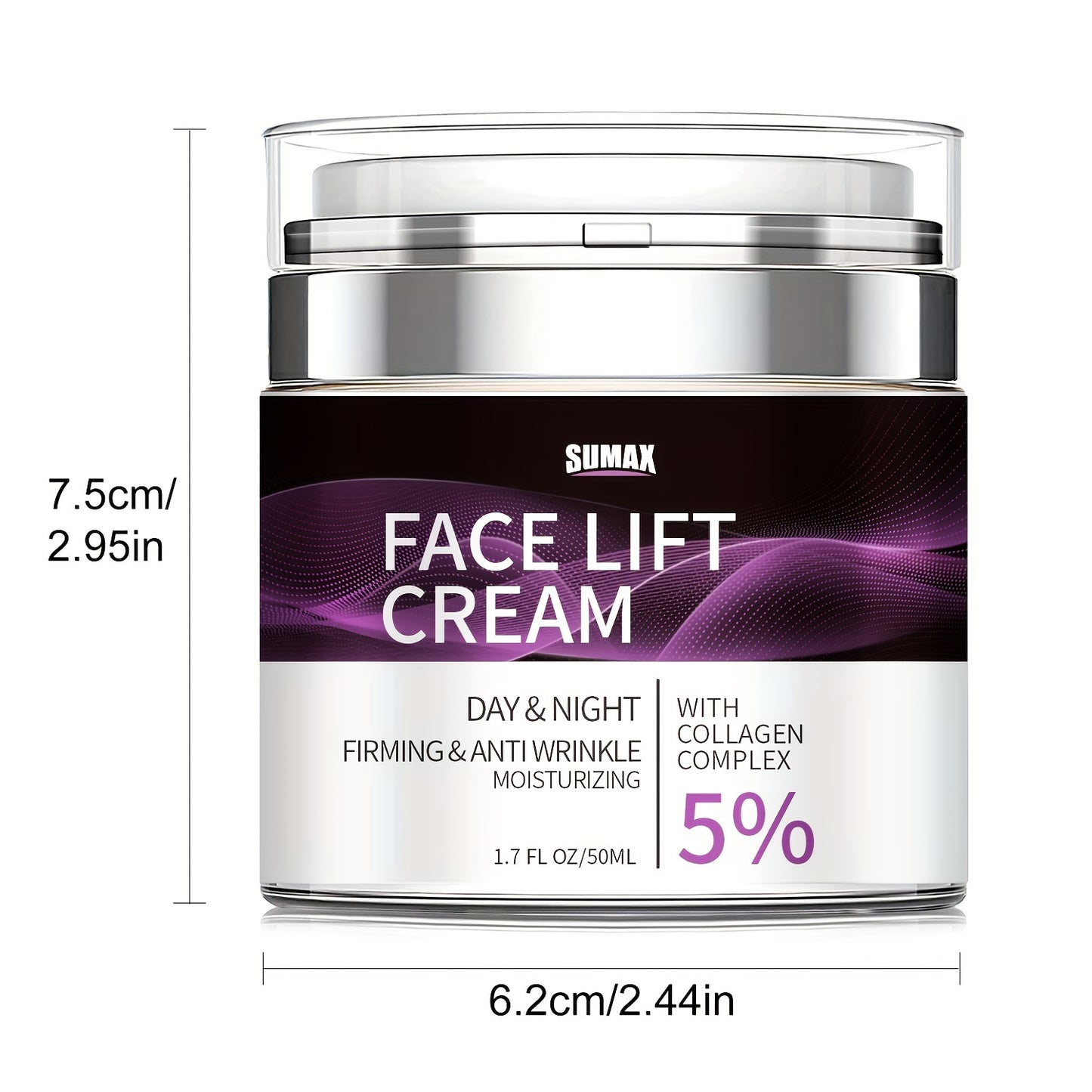 1.69oz Instant Face Lift Cream - The Best Face Firming, Lifting And Tightening Essence Cream, Smoothing The Appearance To Hide Saggy, Flaccid Skin, Fine Lines In The Shortest Possible Time